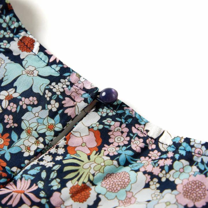 Produktbild vidaXL Kinder-Langarmbluse Dunkelblau 104,Material: 100 (104)