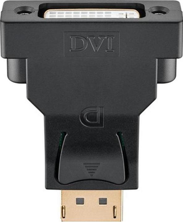 Actual product image Goobay DisplayPort/DVI-D Adapter 1.1, gold plated (DVI)