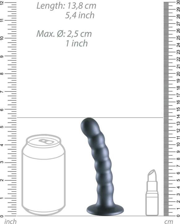 Produktbild Ouch! Beaded Silicone G-Spot Dildo - 5" / 13 cm