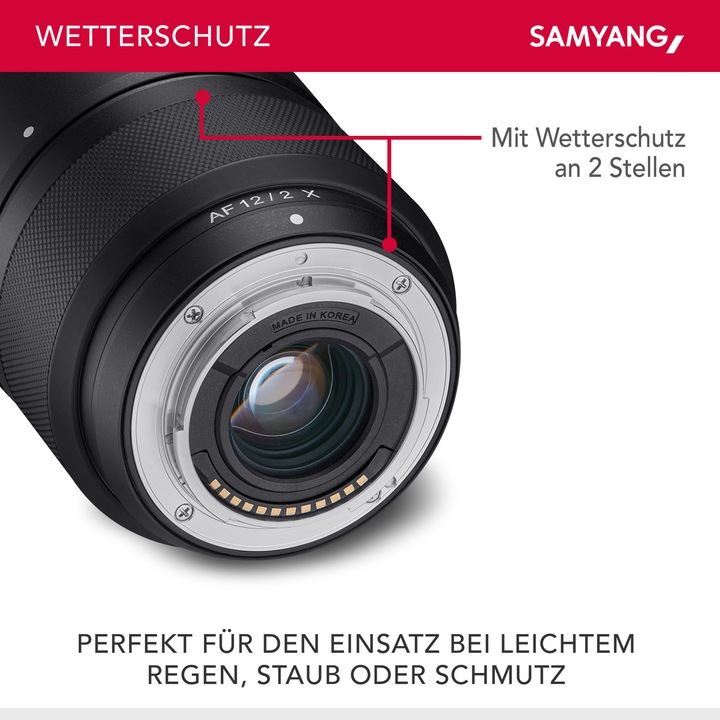 Productafbeelding Samyang AF 12mm f/2 Fujifilm X (Fujifilm X, APS-C / DX)