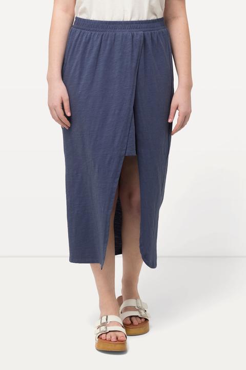 Image du produit Ulla Popken Jupe doublée en jersey de coton bio, avec taille élastique (46, 48)