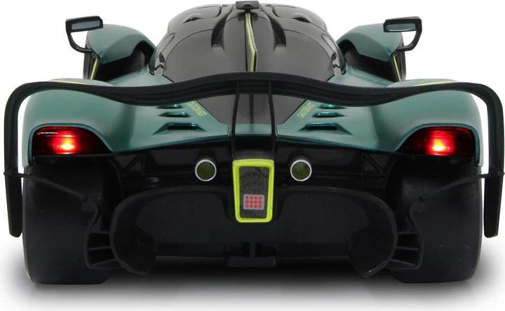 Aston Martin Valkyrie AMR Pro 1:14 Donkergroen Handdeur 2,4 GHz - Officiële licentie, gedetailleerd interieur, originele verf, transparante voorruit, LED-licht, RC auto
