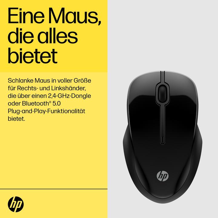 Produktbild HP 250 Dual Mode Wireless Mouse (P) (Kabellos)