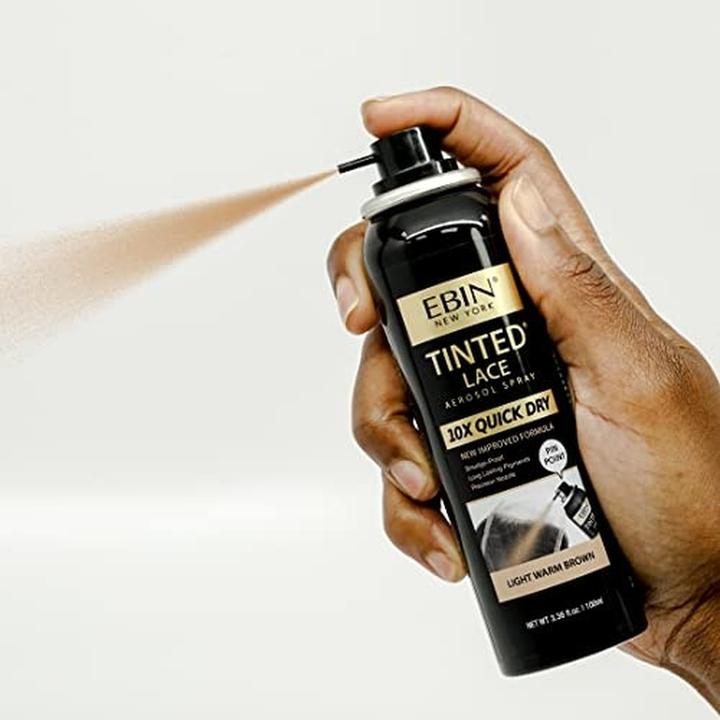 Produktbild Ebin Schnell trocknendes Spray für Spitzen in mittelbraun (Medium Brown)