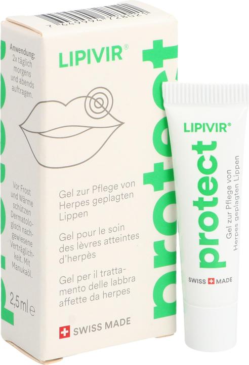 Actual product image Lipivir protect 2.5 ml (Lip balm, 2.50 ml)
