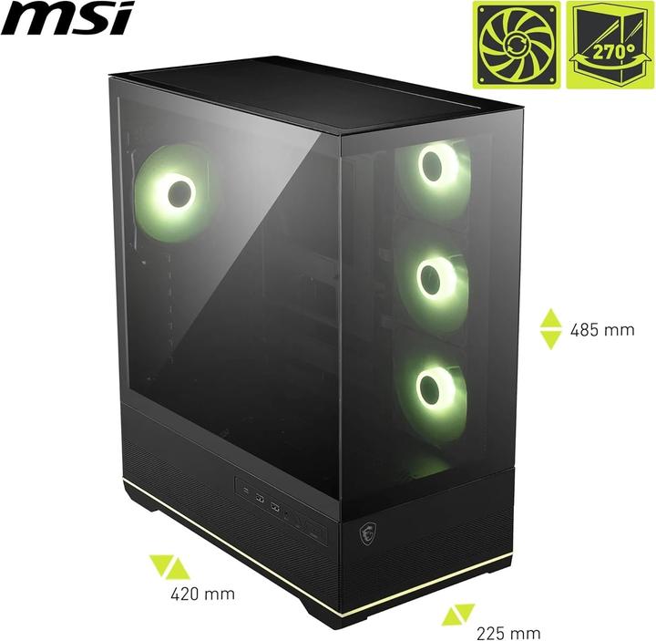 Actual product image MSI GEH Midi MAG PANO 110R PZ (ATX, mATX, Mini-ITX)