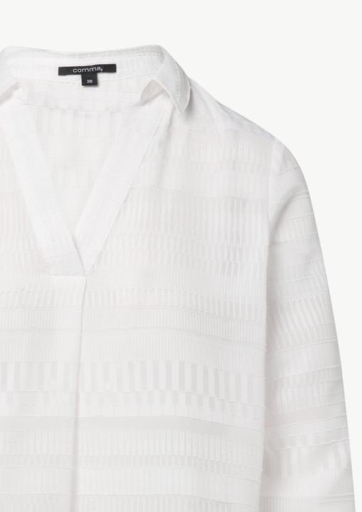 Immagine prodotto Comma Bluse Oversized Bluse aus transparentem Jacquard (40)