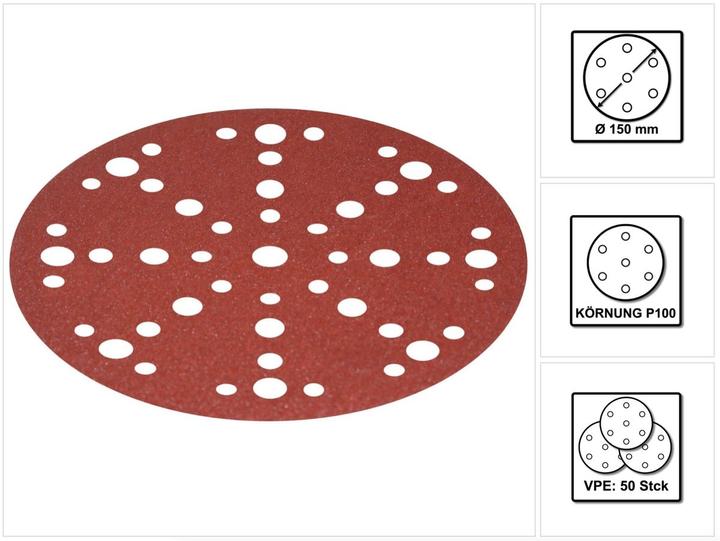 Produktbild Festool Schleifscheibe STF D150/48 P100 RU2/50 (P100)