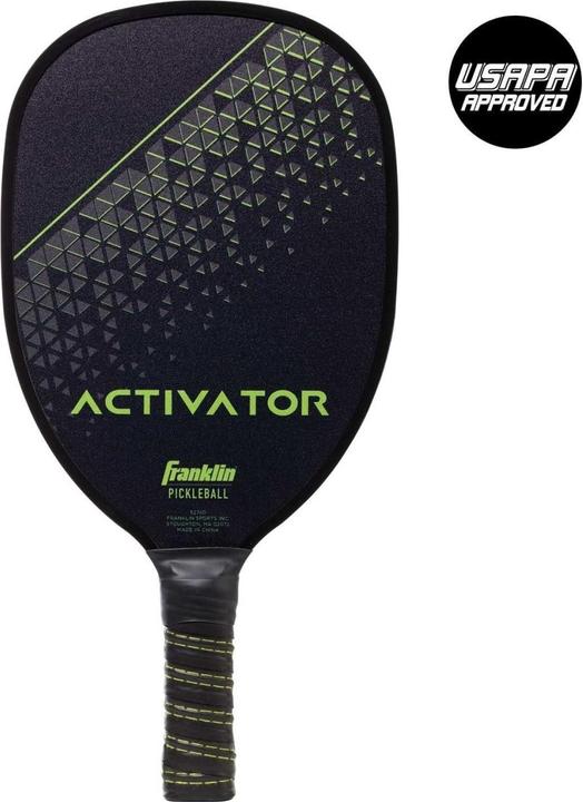 Actual product image Franklin Pickleball racket Activator green