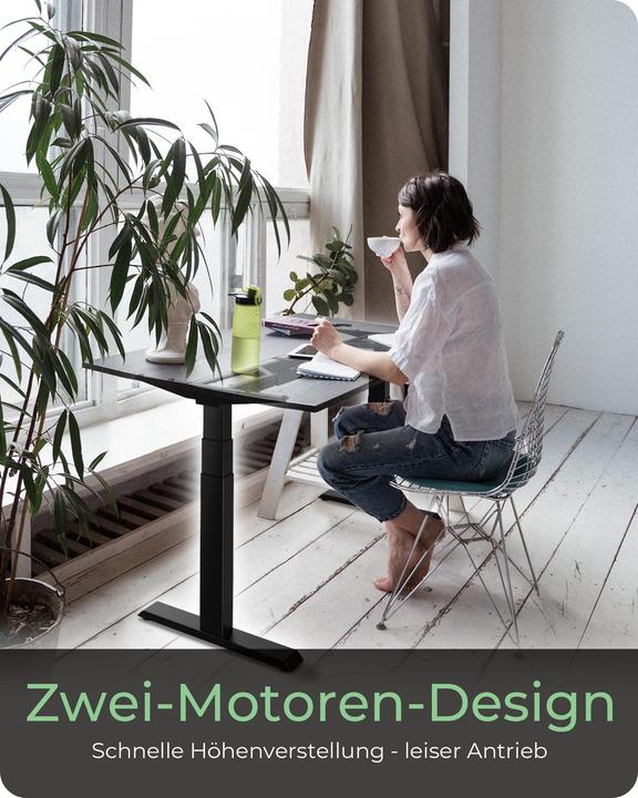 Actual product image Icy Box Ergonomic table frame without table top, IB-EW206B-T