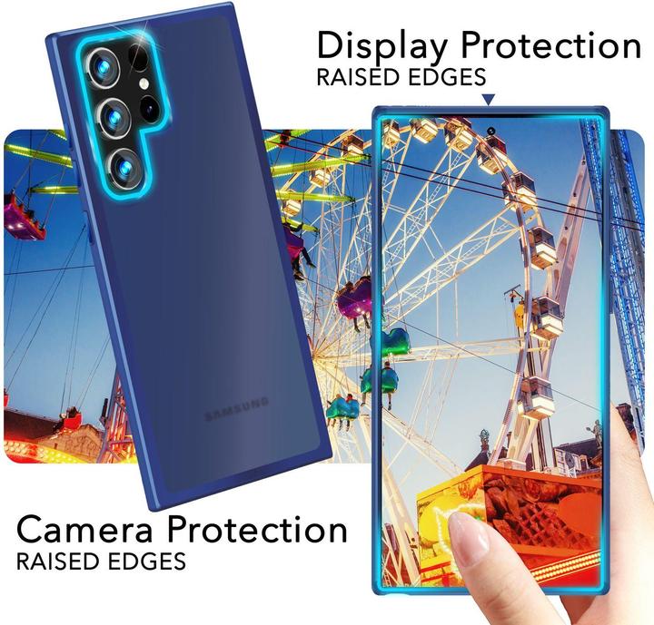 Actual product image Nalia Semi-transparent hybrid cover with protective frame (Samsung Galaxy S24 Ultra)