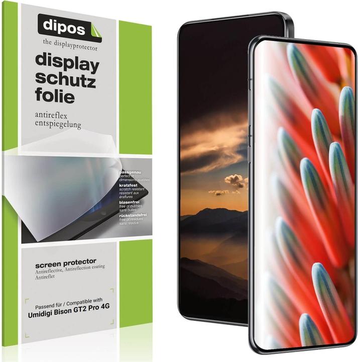 Actual product image Dipos Screen Protector Anti-Glare for Umidigi Bison GT2 Pro 4G (1 pcs., Umidigi Bison GT2 Pro)