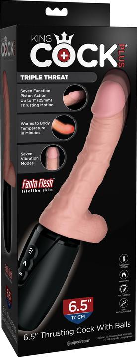 Actual product image Doc Johnson KCP 6,5 Thrusting Cock with Ba