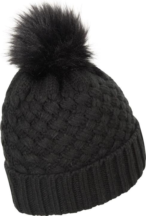 Immagine prodotto Mountain Warehouse Lisbon Cappello a Cuffia Pom Pom Foderato di Borg Donna (Taglia unica)