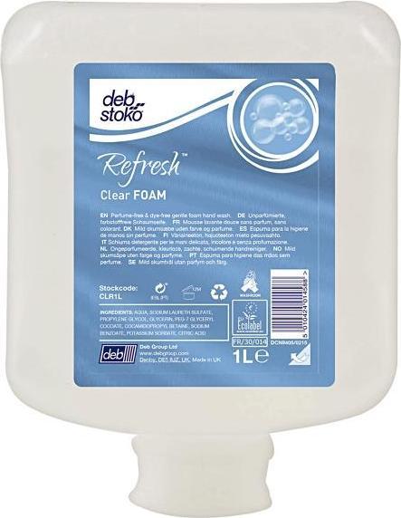 Actual product image Stoko Foam soap Clear FOAM Pure 1 l suitable for 4707 020 186 without fragrance/dyes (Liquid soap, 1000 ml)