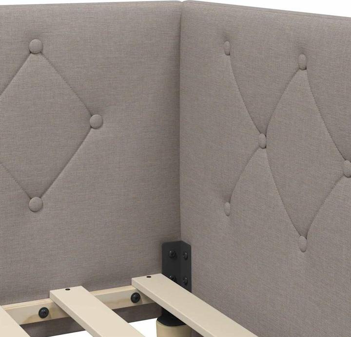 Image du produit vidaXL Eckbettgestell (90 x 190 cm)