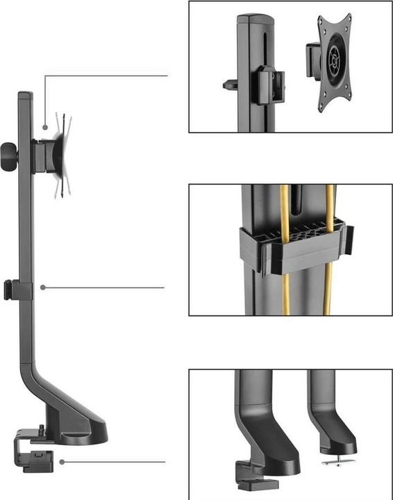 Image du produit Maclean MC-853 Support pour téléviseur (32 pouces) (Tables, 32", 8 kg)