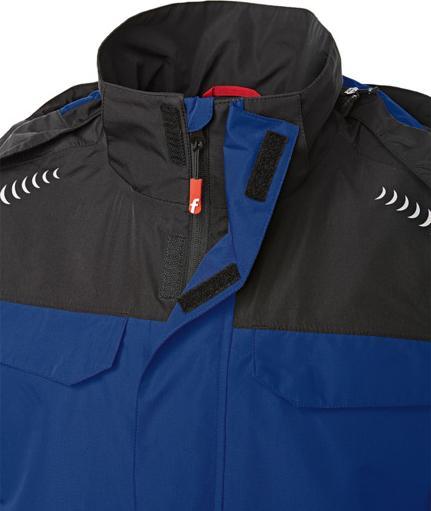 Actual product image Magni Rain jacket Plus cornflower blue/black size S Fortis Elements