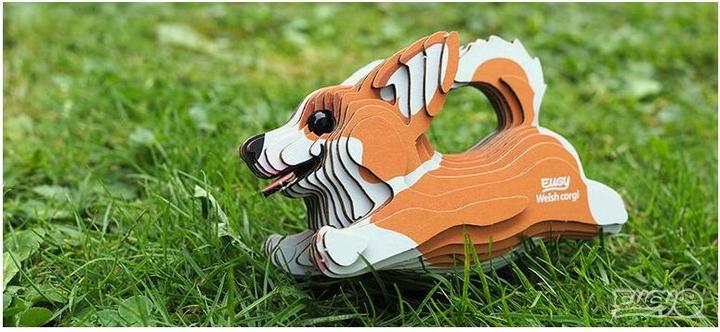 Actual product image Eugy 3D Craft Set Corgi (MQ6)