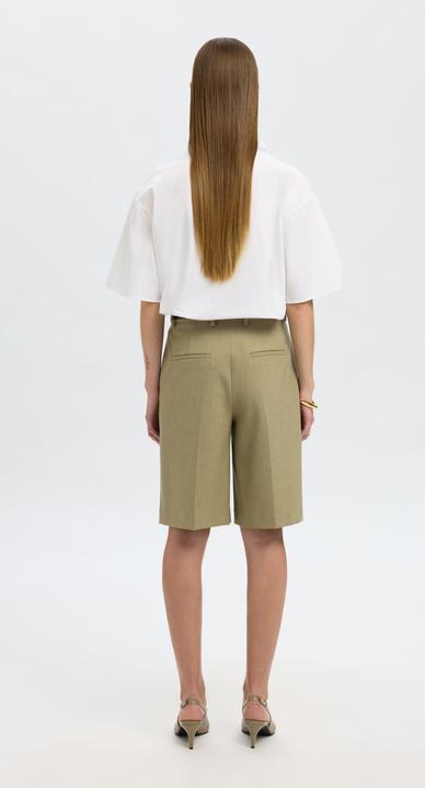 Produktbild Selected Bindedetail Baumwoll Kurzarmhemd (40)