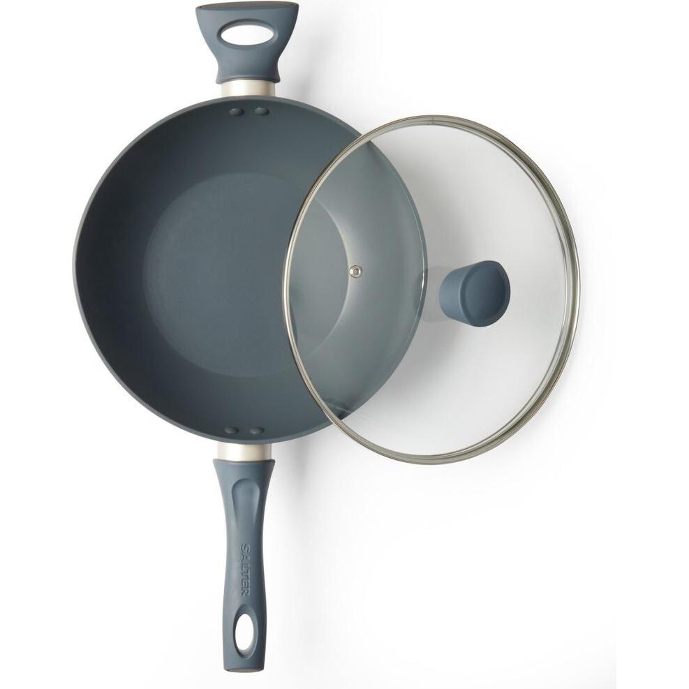 Salter Grigio/Blu Bw12267eu7 Marino 28Cm Wok, Padella + Pentola,