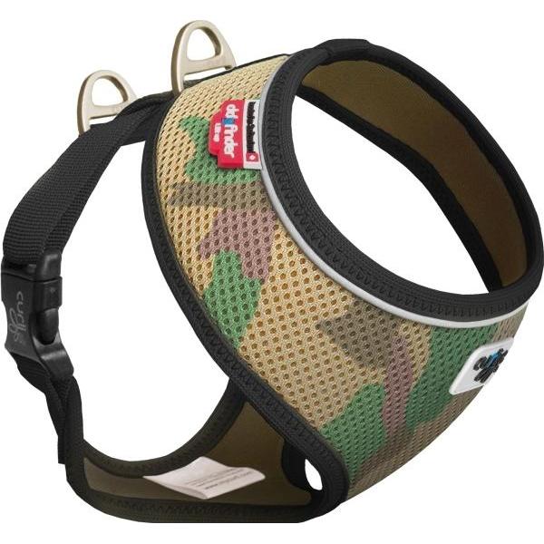 Curli basic sele Air-Mesh camo S (S, Hund), Halsband + Leine