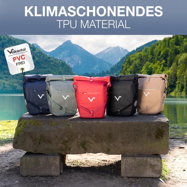 Actual product image Valkental ValkOcean carrier bag made from recycled plastic (28 l, Luggage carrier bag)