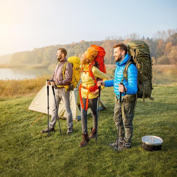 Actual product image Juskys Nordic Walking Stöcke (65 -135 cm)