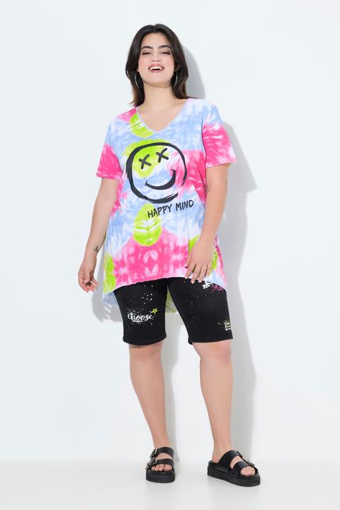 Actual product image Angel of Style T-Shirt, A-Linie, Batik-Muster, Smiley (48)