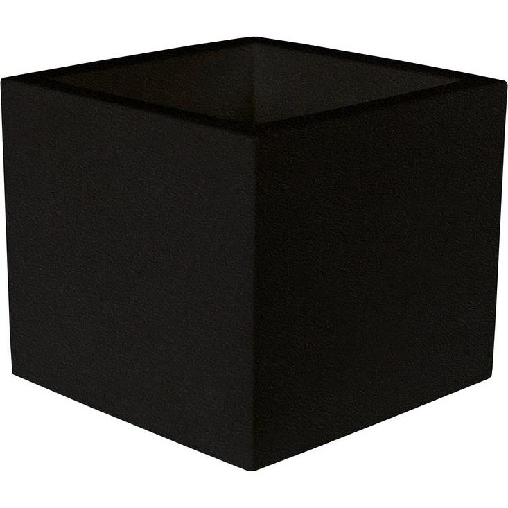 Newgarden, Gartenbeleuchtung, NARCISO 60 Pflanzengefäss XXL gross eckig, hoch 59x59x52cm schwarz 85L outdoor (85 lm)