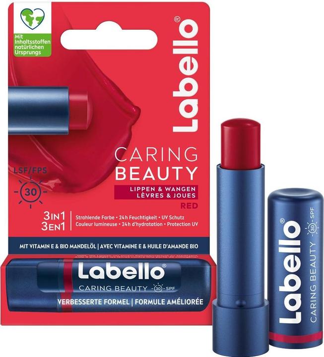 Actual product image LABELLO Caring Beauty Red (neu) Stick 4.8 g (Lip Care Stick, 5.50 ml)