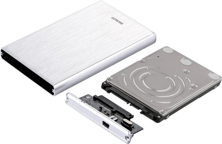 Deltaco HDD box 1x2.5, SATA 6Gb (2.5")
