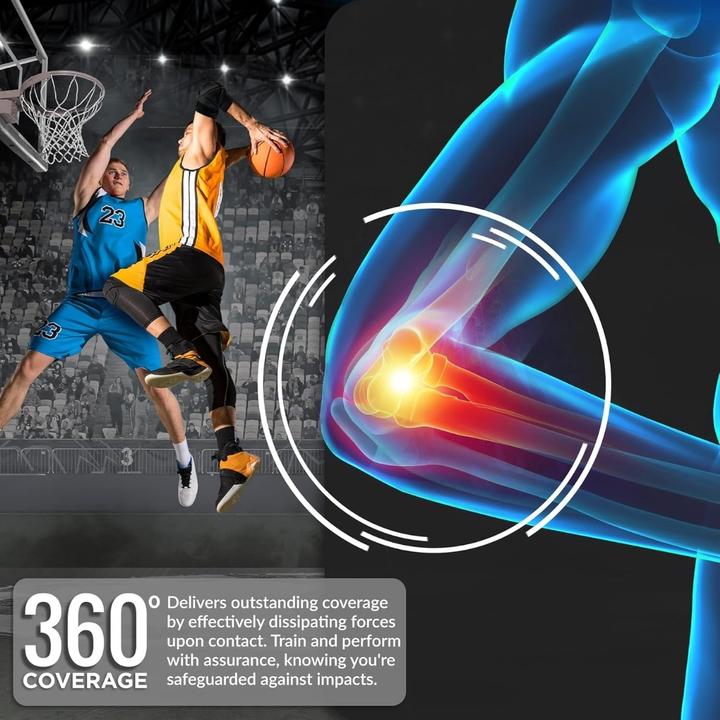 Produktbild Rdx Ellenbogenschutz aus Schaumstoff Schwarz/Schwarz-XL (XL)