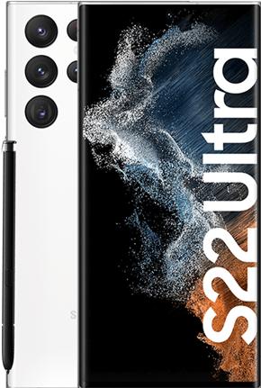 Actual product image Samsung Galaxy S22 Ultra (128 GB, Phantom White, 6.80", Dual SIM, 5G)