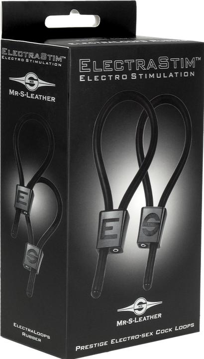 Image du produit ElectraStim - Prestige Electra Loops Verstellbare Cockringe Schwarz (6 cm)