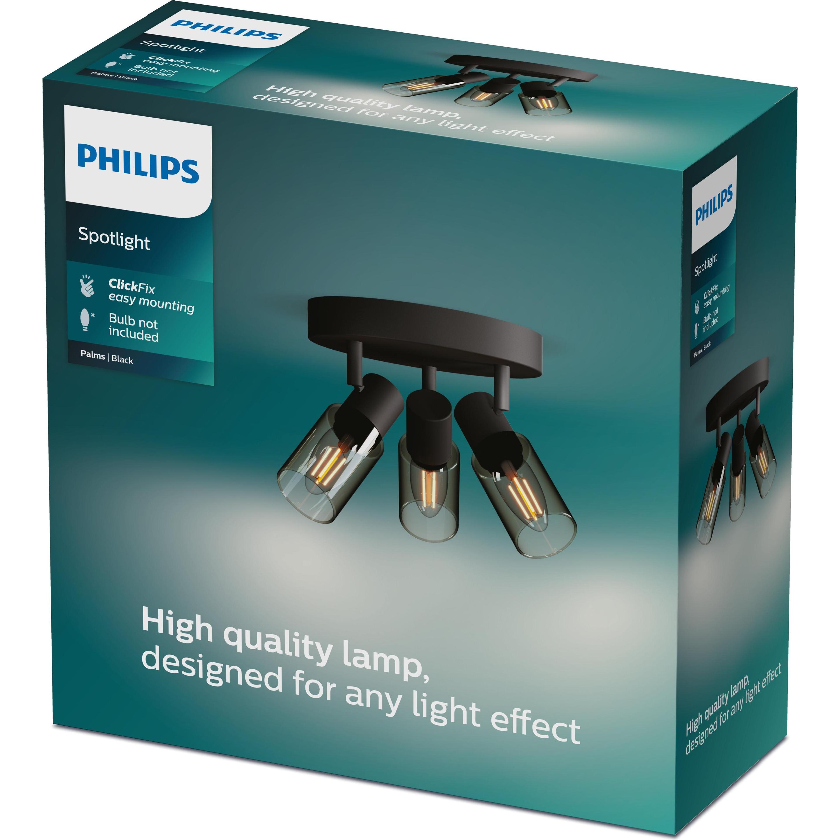 Thumbnail - Philips, Wandleuchte + Deckenleuchte, Palms (E14)