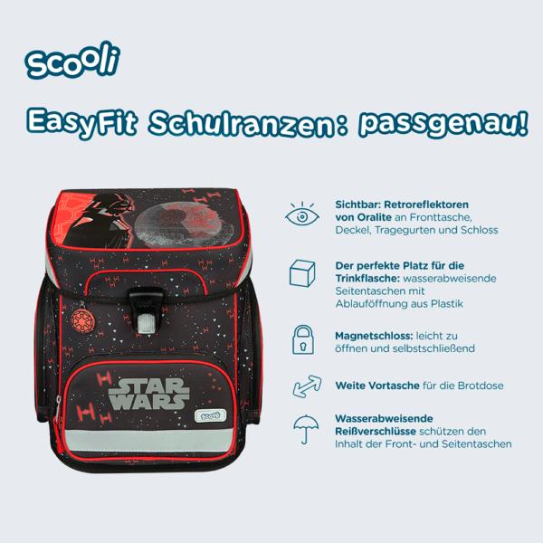 Actual product image Scooli School Desk Set 5-piece Star Wars (18 l)