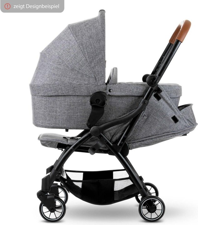 Produktbild ABC Design Kinderwagenaufsätze Babywanne für Buggy Flash - Woven Graphite