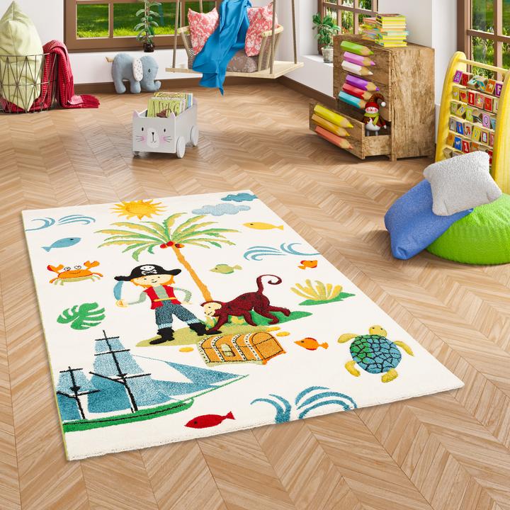 Produktbild Pergamon Kinder Teppich Maui Kids Piratenwelt (120 x 170 cm)