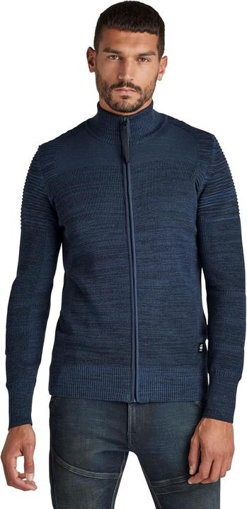 Actual product image G-Star 3D Biker Knitted Zip Through Sweatjack (XS)