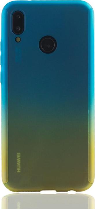 Produktbild König Design Hülle Handy Schutz für Huawei P20 Lite Full Case Cover Displayschutz Bumper Gelb (Huawei P20 Lite)