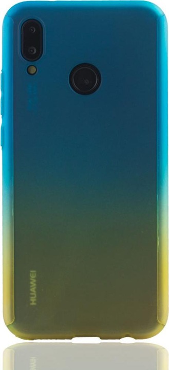 Actual product image König Design Case Mobile Protection for Huawei P20 Lite Full Case Cover Screen Protector Bumper Yellow (Huawei P20 Lite)