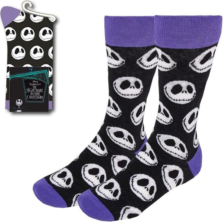 Cerdá Nightmare before Christmas sokken Jacks gezicht paars 38-45 (Een eenheid per verpakking, 38 - 45)