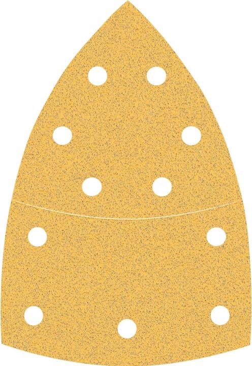 Produktbild Bosch Professional Zubehör EXPERT C470 Schleifpapier mit 11 Löchern für Multischleifer, 102 x 62 mm, 93 mm, G 80, 10-tlg. (80)