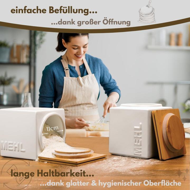 Produktbild HWG Luftdichter Mehlbehälter (2 l)