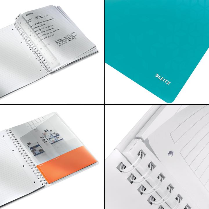 Immagine prodotto Leitz Quaderno a spirale WOW (A4, Righe, Copertina morbida)