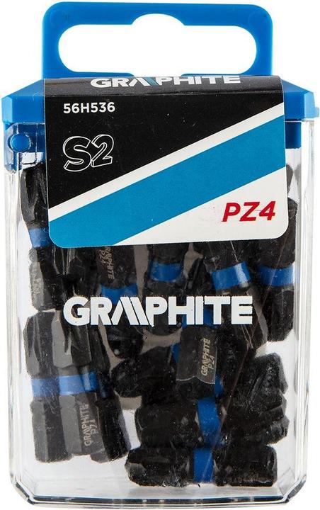 Produktbild Graphite screwdriver bit (Impact bits PZ4 x 25 mm, 20 pcs.)