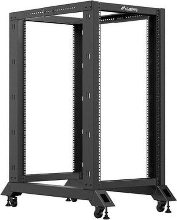 Produktbild Lanberg Open rack 22U black (22 HE, 19 Zoll Rack)