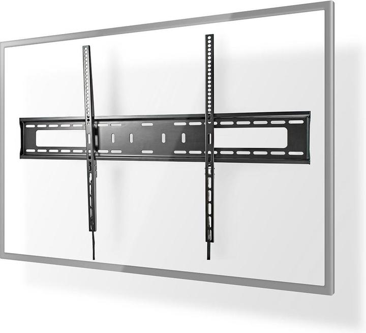 Produktbild Nedis TVWM3050BK - Pevný Nástěnný Držák TV | 60-100" | Max. 75 kg | Vzdálenost od Stěny 30.5 mm (Wand, 75 kg, 60" - 100")