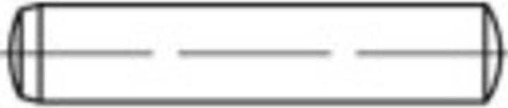 Toolcraft Zylinderstift (Ø x L) 13 mm x (25 Stk., 70 mm)